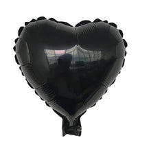 10pcs 10" Heart Shape Foil Balloons