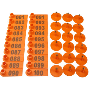 20PCS Plastic Livestock Animal Markers