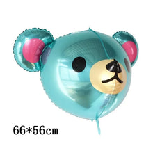 Love Heart Bear Foil Balloons