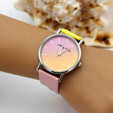 Gradient Color Quartz Wristwatch