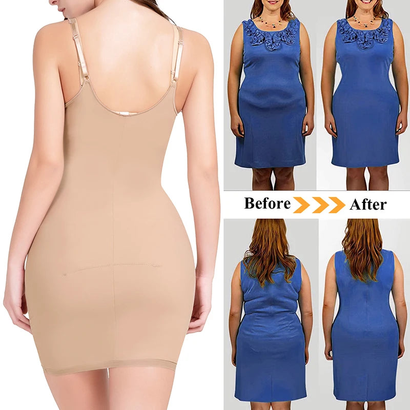 Slim Butt Lifter Waist Trainer Under Dress Body Shaper