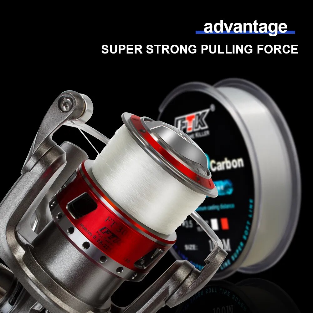 100m Fluorocarbon Carbon Fiber Leader Line