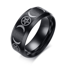 Classic Stainless Steel Horus Cross Ring