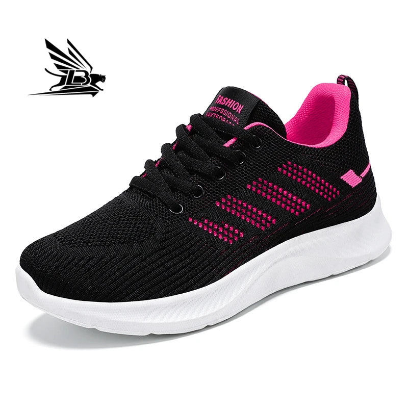 Fashion Fly Knit Comfort Breathable Walking Shoes