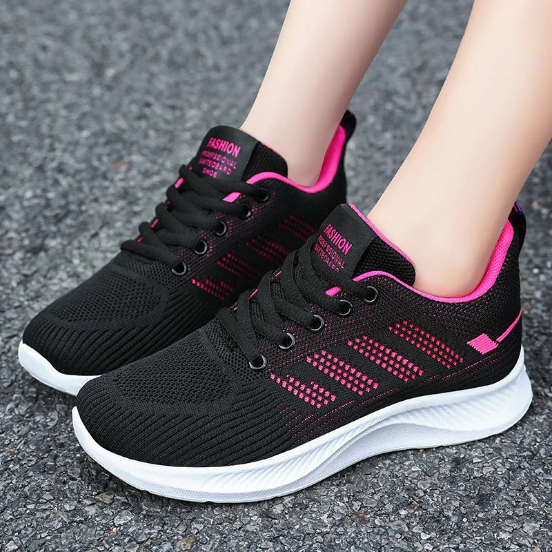 Fashion Fly Knit Comfort Breathable Walking Shoes
