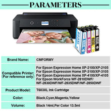 603XL T603 Compatible Ink Cartridge For Epson Printers