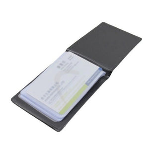 Faux Leather 40 Card ID Credit Card Holder