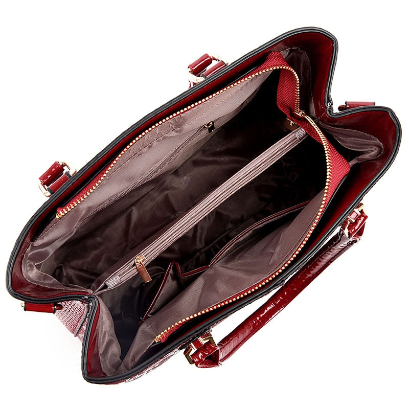 Large Capacity Leather Shoulder Bag