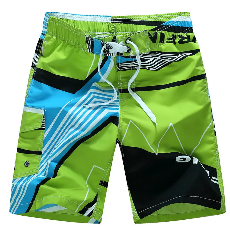 Quick Dry Print Boarded Shorts