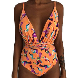 Multiple Way Wear One Piece Swimsuit