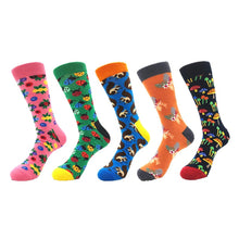 5pairs Combed Cotton Colorful Socks