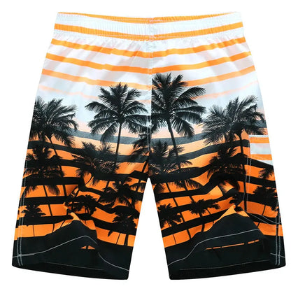 Quick Dry Print Boarded Shorts