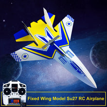 Fixed Wing Model Su27 Remote Control Airplane With Microzone MC6C Transmitter with Receiver