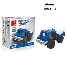 Mini Transportation Assembled Model Building Blocks