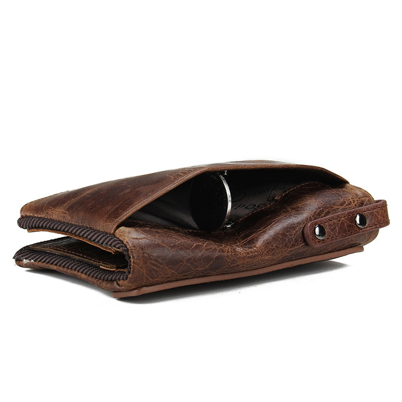 Genuine Crazy Horse Cowhide Leather Wallet
