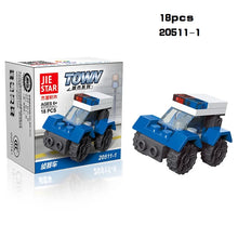 Mini Transportation Assembled Model Building Blocks