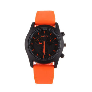 Quartz Silicone Strap Sports Watch