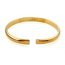 Polished Mirror 24k Gold Filled Bangle Bracelet