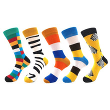 5pairs Combed Cotton Colorful Socks