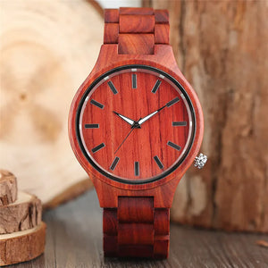 Nature Red Sandalwood Wooden Watch