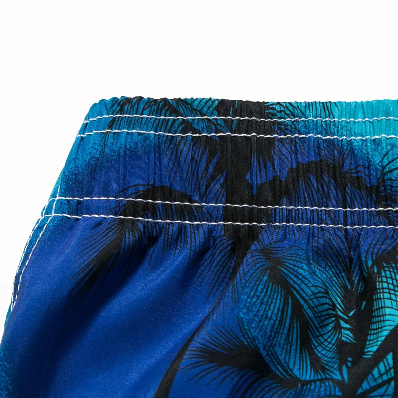 Quick Dry Print Boarded Shorts