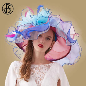 Kentucky Derby Wide Brim Big Hat
