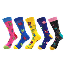 5pairs Combed Cotton Colorful Socks