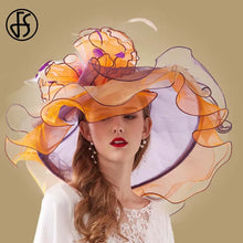 Kentucky Derby Wide Brim Big Hat