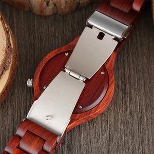 Nature Red Sandalwood Wooden Watch