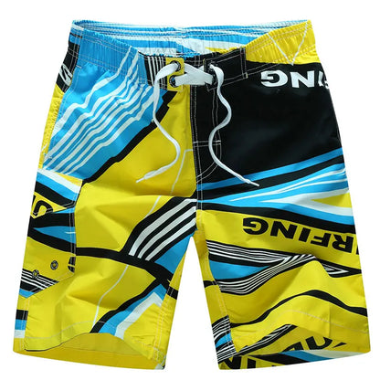 Quick Dry Print Boarded Shorts