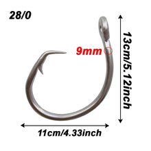 10Pcs Circle Fishing Hooks