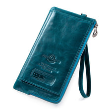 Genuine Leather Rfid Blocking Wallet