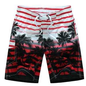Quick Dry Print Boarded Shorts