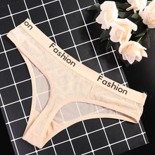 Transparent Low-Rise Fashion Thongs