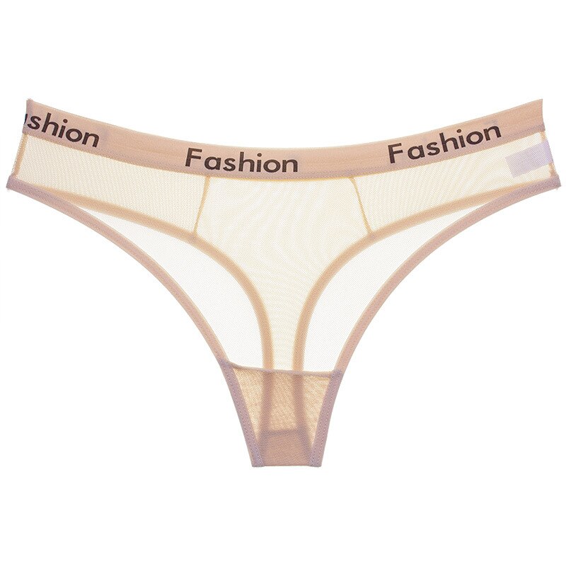 Transparent Low-Rise Fashion Thongs