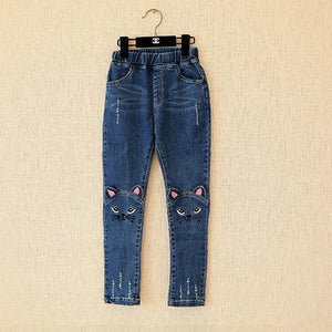 Cute Cartoon Pattern Jeans