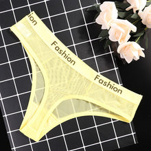 Transparent Low-Rise Fashion Thongs