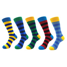 5pairs Combed Cotton Colorful Socks