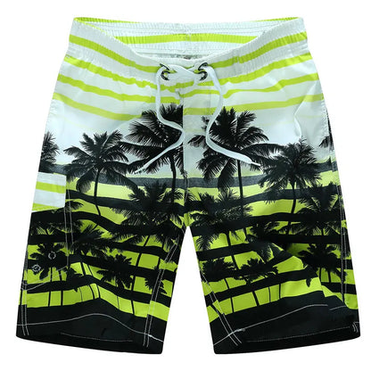 Quick Dry Print Boarded Shorts
