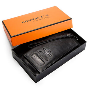 Genuine Leather Rfid Blocking Wallet