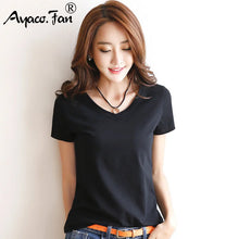 Cotton V-Neck Short Sleeve T-shirt