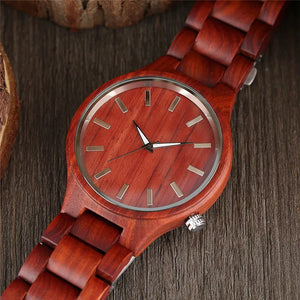 Nature Red Sandalwood Wooden Watch