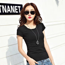 Cotton V-Neck Short Sleeve T-shirt
