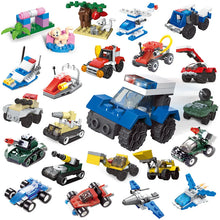 Mini Transportation Assembled Model Building Blocks