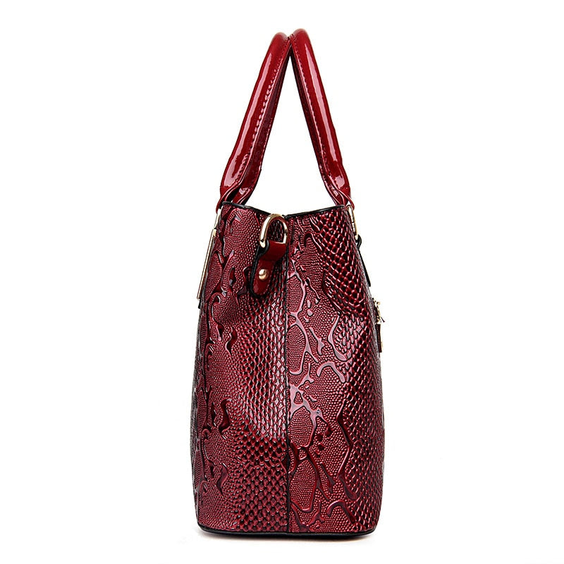 Large Capacity Leather Shoulder Bag