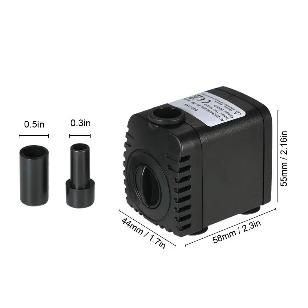 600L/H 8W Water Pump Submersible Pump For Aquarium