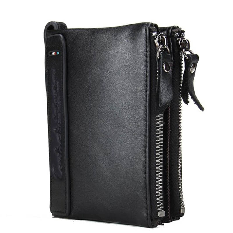 Genuine Crazy Horse Cowhide Leather Wallet