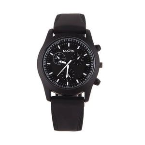 Quartz Silicone Strap Sports Watch