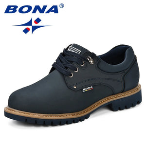 BONA Split Leather Oxfords