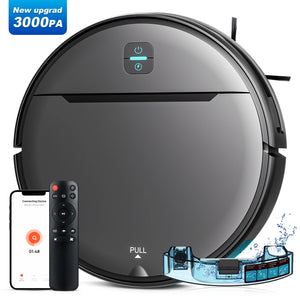 Remote Control Wifi Mop with 3000pa Vacuum